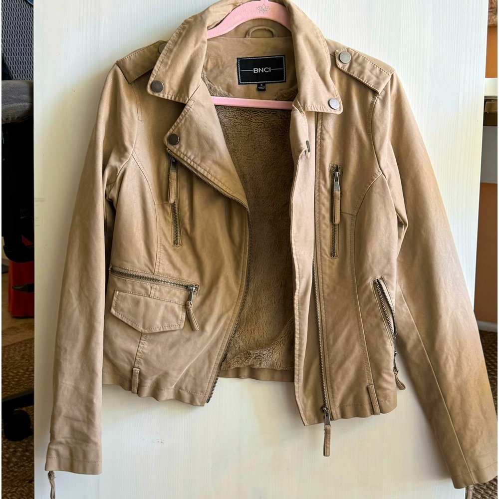 BNCI jacket with flux fur interior